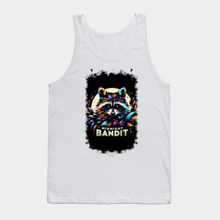 Mystical Moonlight Raccoon Tank Top